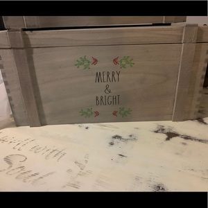 Rae Dunn Christmas storage box